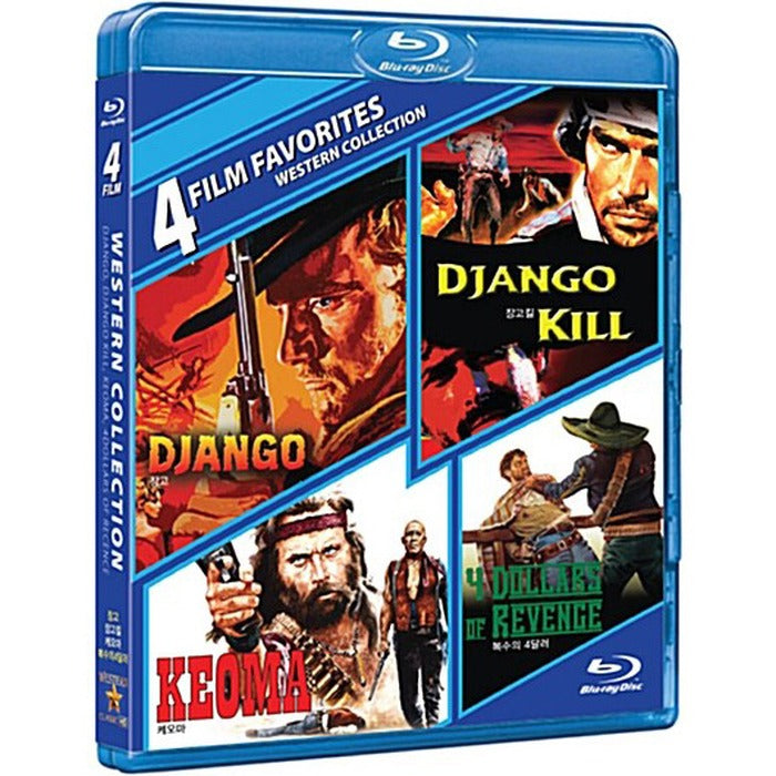 [Blu-ray] Western Collection 4 Film: First-run limited edition (4disc) - Django + Djangokil + Keoma + $4.00 revenge