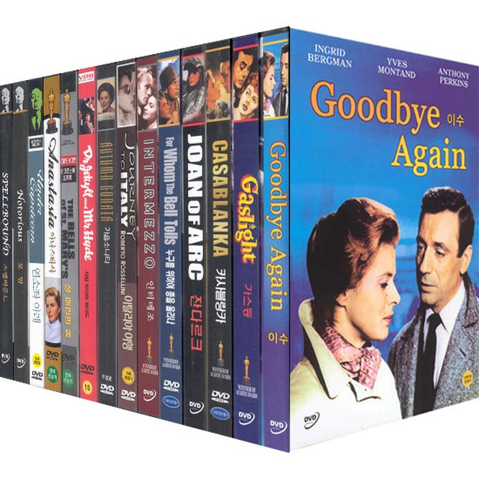 [DVD] Ingridbergman Collection 13 Types: Isu + Gaslight + Casablanca + Joan of Arc + For Whom Do You Bell + Intermezzo + Italy Trip + Autumn Sonata + Dr. Jekyll and Hyde + Anastasia + Under the Goat + Five People + Spellbound