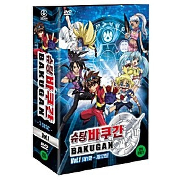 [DVD] Shooting Bakugan Box 1: Episode 1-12, Vol.1-Vol.3 (3disc)