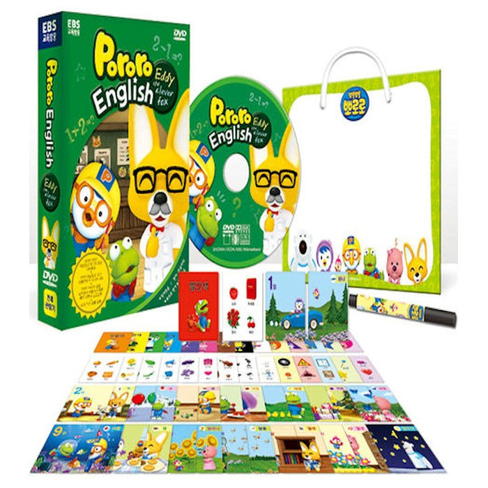 [DVD] Poro Eddie English (with Eddie Flashcard+Whiteboard)