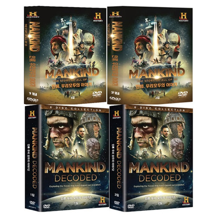 [DVD] History Channel: Mankaid History Special 4 Series (24Disc)