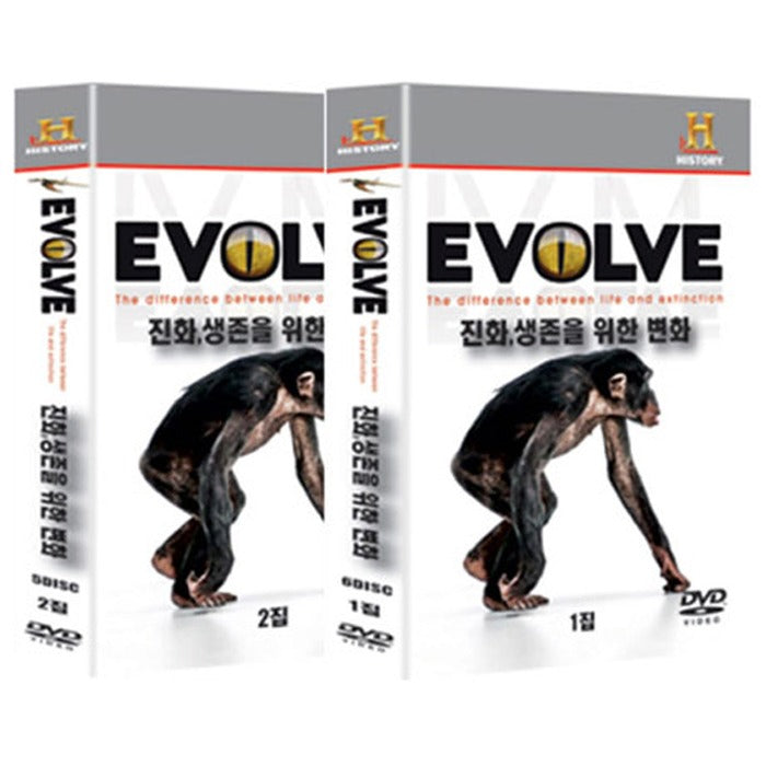 [DVD] History Channel: Evolution Nature Science Special 2 Series (11Disc)- Evolve