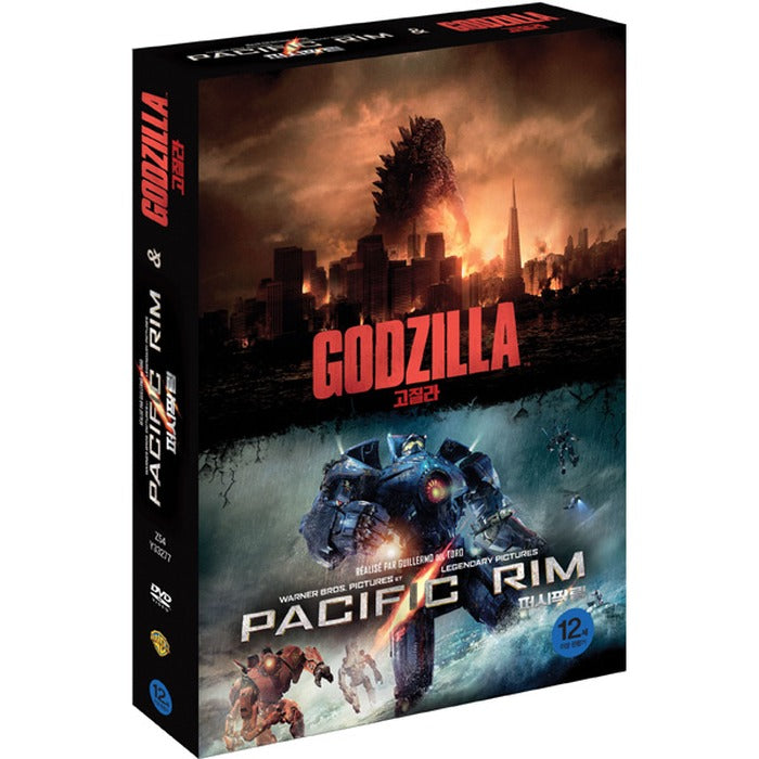 [DVD] (Double Pack) Gozilla & Pacific Rim (Out Box)