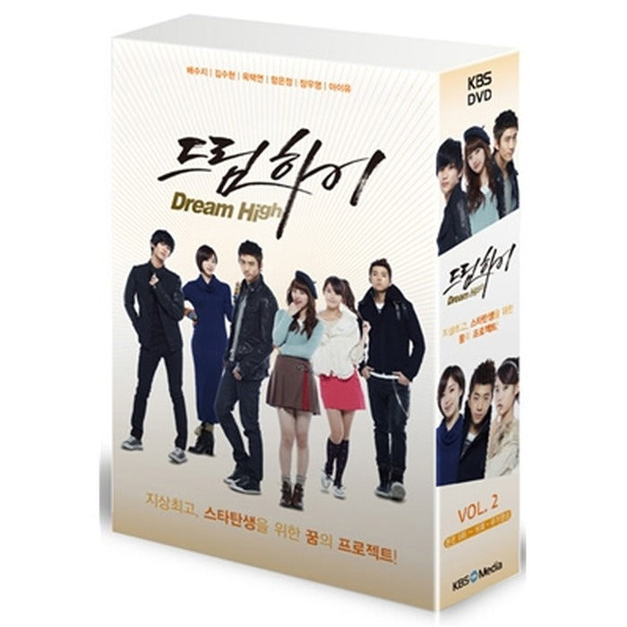 [DVD] Dream High Season 1 Vol.2 Supervisor (5Disc)- Iyu, Kim Suhyeon, Okcheolyeon, Badge, Bae Yong-Jun, Park Jinyoung