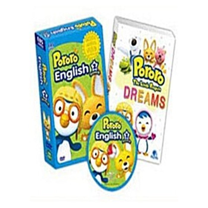 [DVD] (Hungo) Polong Poron Pororo English 2Nd + Poro English Playbook Dreams