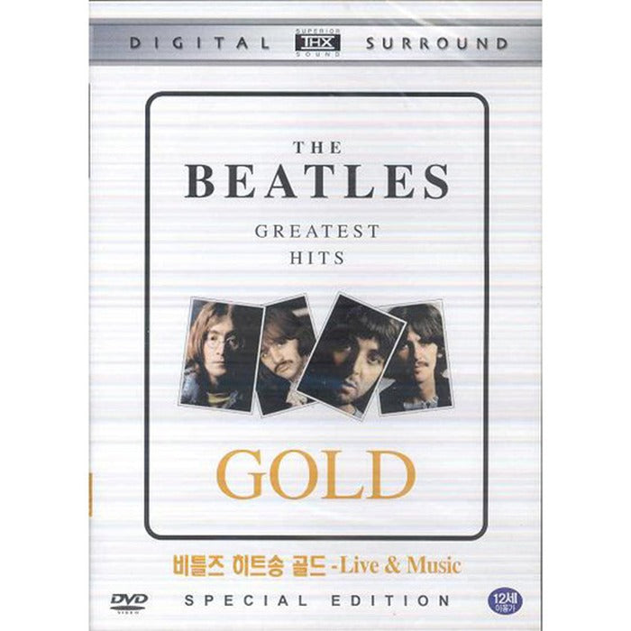 [DVD] Beatles Heat Transfer Gold - Live & Music