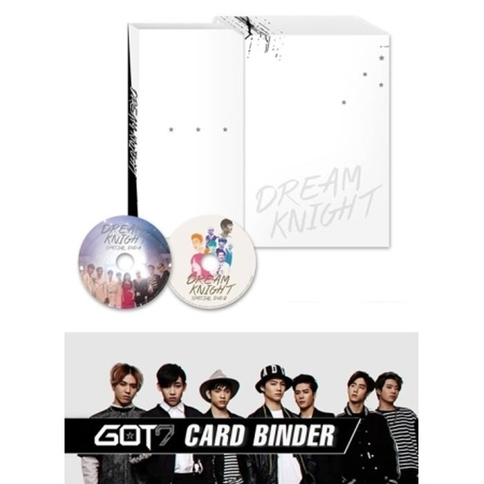 [DVD] (Got7) Web Drama 'Dream Night' [4,000Jacquardlimited Edition]&Star Card Binder [2Dvd+Venues56P+Gallery+Teen9About Us+Cardreader]