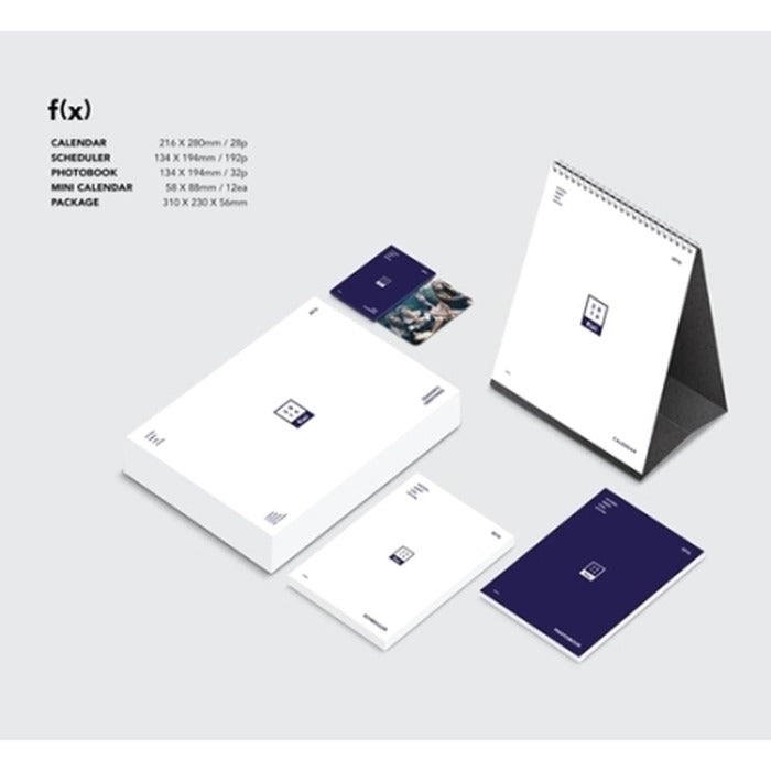 [f(x)] Efex 2016 Seasonal Painting- Calendar+Shoulder+Potatobook+Minicalinder (Half Item)