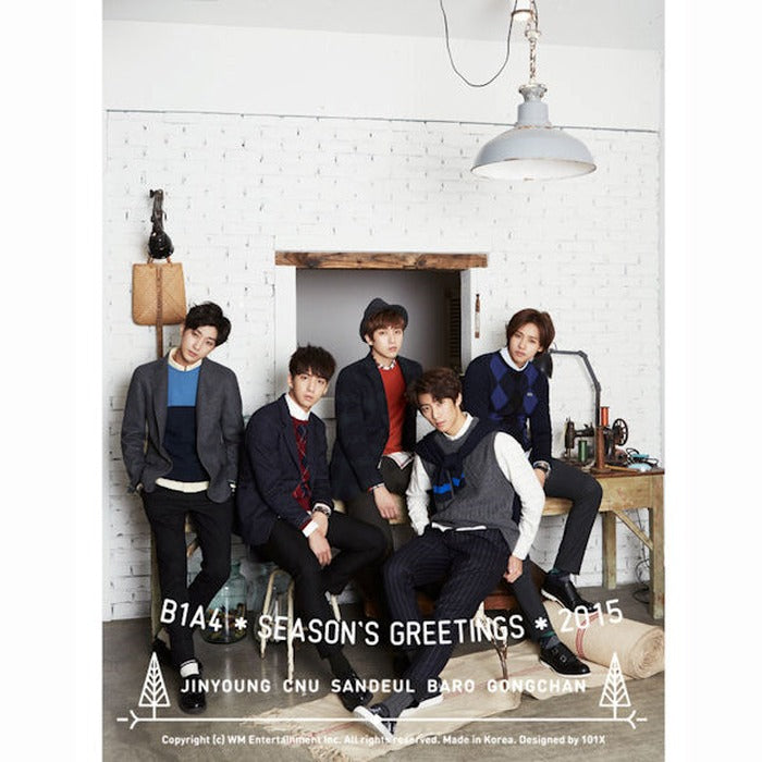 [B1A4] Bone Apo 2015 Seasonal Painting - Calendar + Diary + Postcard + Mini Poster Call Recorder + Dvd
