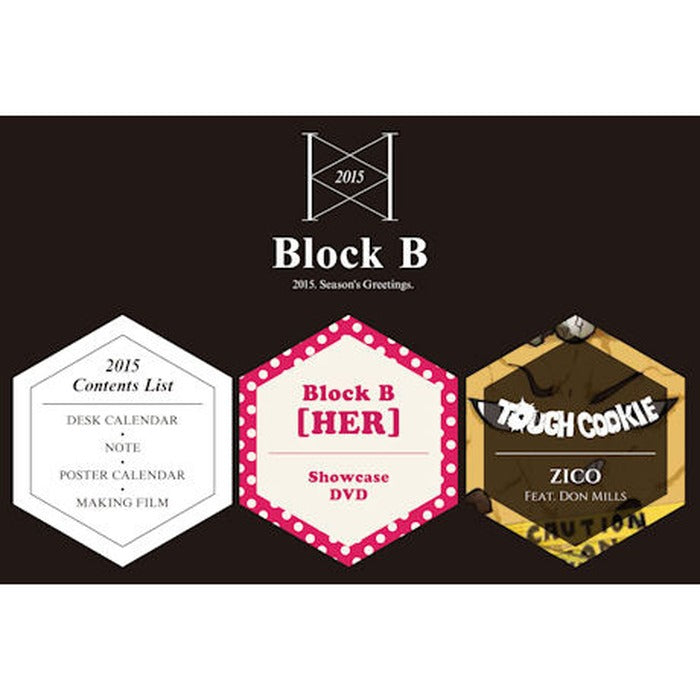 [Block B] Blockb 2015 Season Depositing - Tabletop Calder+Potatonote+Poster Calder+Dvd+Cd (Recommended)