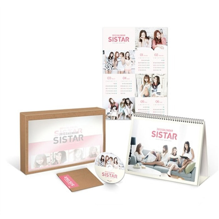 [SISTAR] C-Star 2013 Calendar: Tabletop+Poster Type1 + Matchingdvd (Recommended)