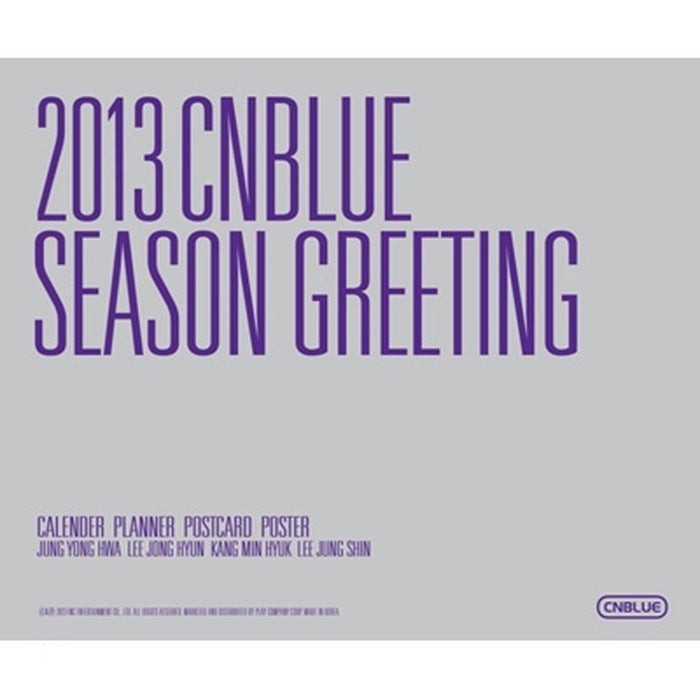 [CNBLUE] Onecncblue 2013 Seasonal Painting: Tabletop + Diarrhea + Postcard + Browse (Recommended)