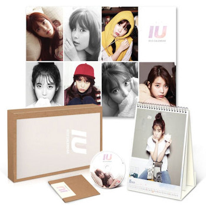 [IU] About Us 2013 Calendar: Tabletop + 1 Poster + Matching Dvd (Recommended)
